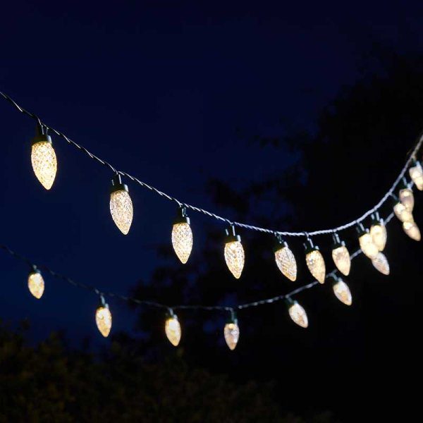 MultiPower Pine Cone Multicoloured/Warm White Garden String Lights 5050642101370